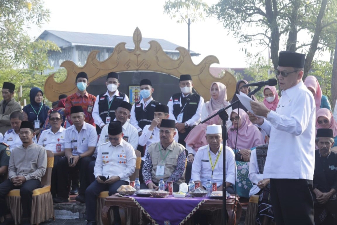  Jawiko Hadir Acara Pelepasan calon jamaah haji kabupaten way kanan tahun 2023