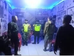 Polsek Kota Bengkayang dan TNI Gelar Razia Tempat Hiburan Malam.