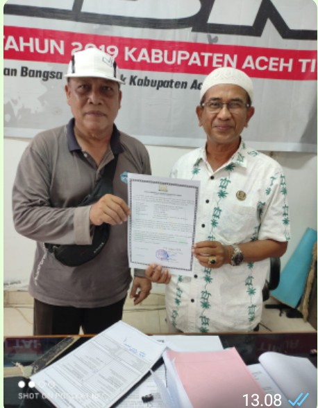 Resmi DPC AWNI Aceh Timur Daftar Ke Kesbangpol