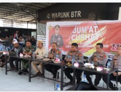 Kapolres Aceh Timur Silaturahmi Bersama Warga Peureulak dalam Program Jumat Curhat