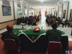 Kodim Aceh Utara melaksanakan Komunikasi Sosial bersama Keluarga Besar TNI