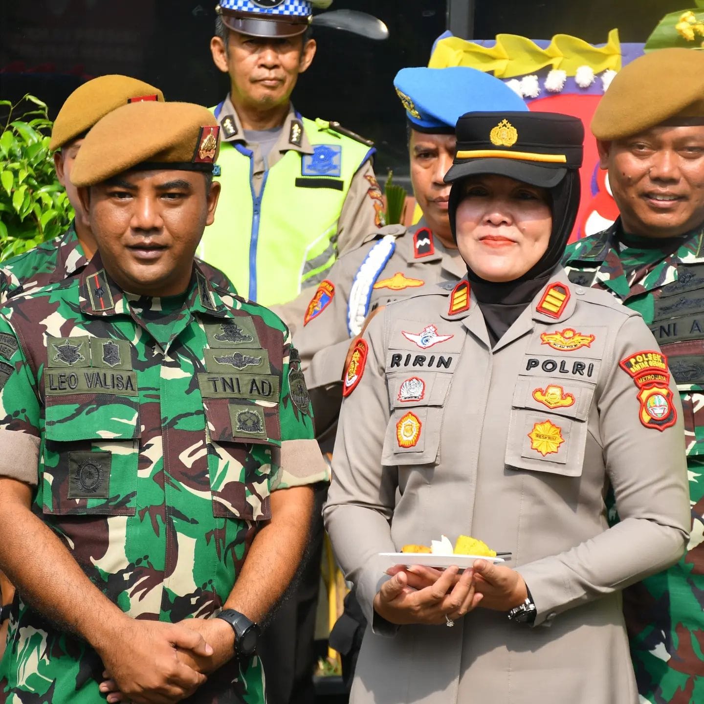 Batalyon Artileri Medan-7/Biringgalih melaksanakan kunjungan ke PolsekBantargebang