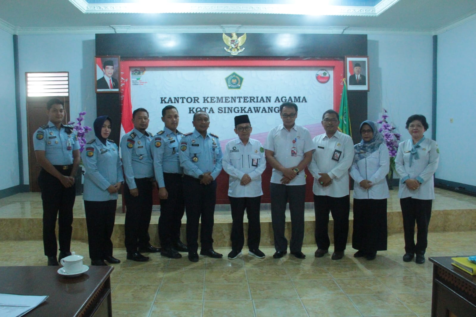 Tingkatkan Pembinaan Mental Spiritual Tahanan Dan Warga Binaan, Lapas Singkawang Lakukan MOU Dengan Kementerian Agama Kota Singkawang