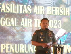 Peresmian Penggunaan Fasilitas Air Bersih Program TNI Manunggal Air di Lebak Disambut Sukacita Ribuan Warga