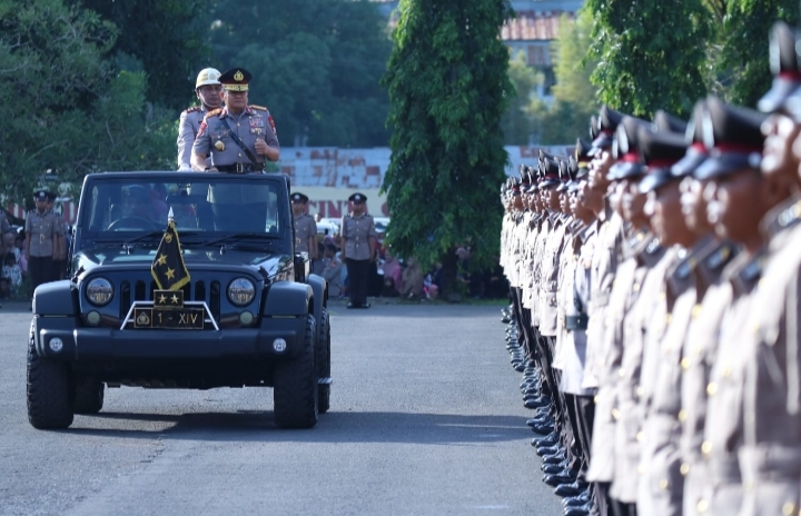 Kapolda Sulsel Lantik 286 Bintara Baru, Berpesan, Jadilah Teladan Bagi Masyarakat