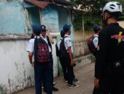 Patroli Sepeda Sat Samapta Polres Gowa Efektif Wujudkan Dialogis Dengan Warga dan Pelajar