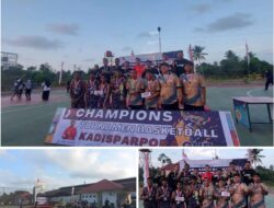 MAN Insan Cendikia Sabet Juara I Turnamen Bola Basket Piala Kadisparpora