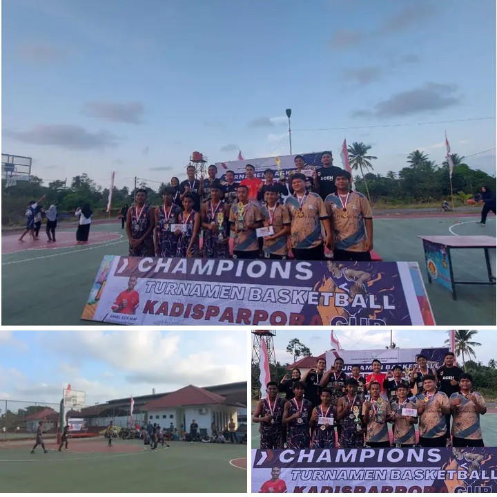 MAN Insan Cendikia Sabet Juara I Turnamen Bola Basket Piala Kadisparpora