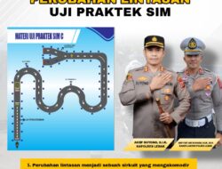 Sat Lantas Polres Lebak Resmi Ubah Lintasan Ujian Praktek SIM