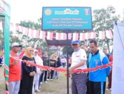 Wabup Ali Rahman Hadiri Launching Kegiatan Pasar Tani Ramik Ragom Kabupaten Wat Kanan