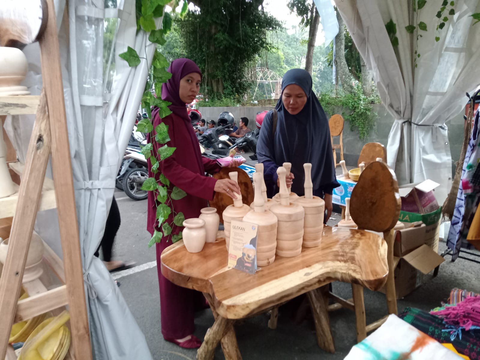 Produk Unggulan Napi Lapas Rangkasbitung kembali mejeng di Pameran Koperasi dan Harnas UMKM 2023