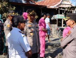 Polri Peduli,Polres Jeneponto Serahkan Tali Asih Bagi Korban Kebakaran di Desa Kalimporo.