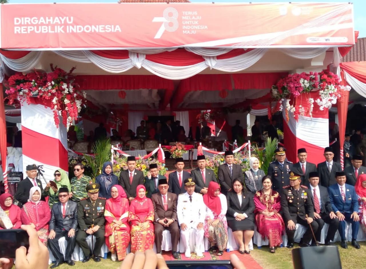 Ketua DPD IWO Indonesia OKI, Upacara Bendera Merah Putih Bentuk Kepribadian Disiplin dan Cinta Tanah Air