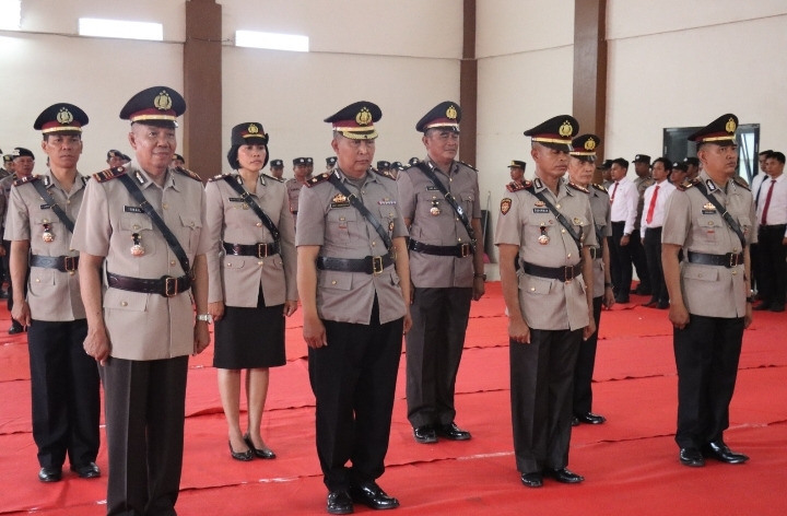 Sertijab Perwira Polres Gowa, Ini Pesan Kapolres Kepada Pejabat Baru