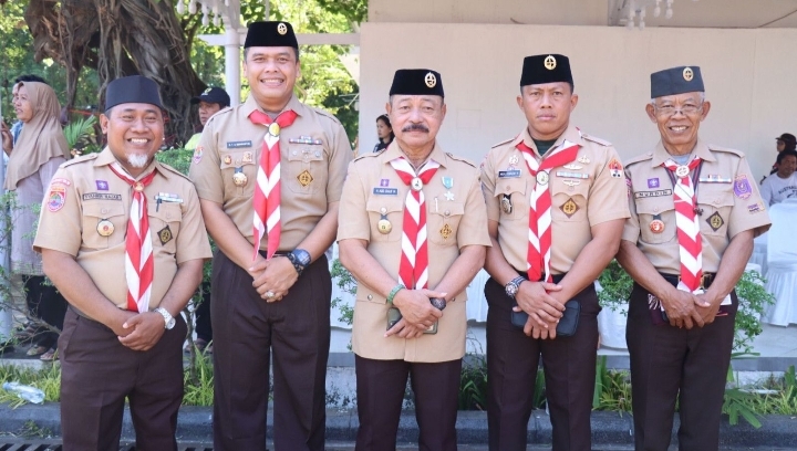 Kapolres Gowa Hadiri Apel Besar Hari Pramuka ke-62