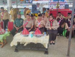 Kapolres Jeneponto Hadiri Hari Pramuka Ke-62 Tingkat Kabupaten Jeneponto.