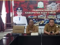 Plt Sekda Aceh Timur T.Reza Rizki, SH,M.Si Didampingi Plt Kepala Dinas