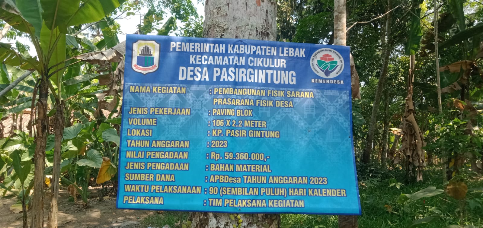 Diduga Kades Dan Ekbang Kecamatan Cikulur Ada Udamg Di Balik Batu