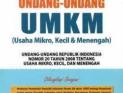 Kriteria UMKM Menurut Peraturan Dan PerUndang – Undangan