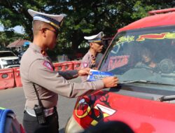 Hari Kedua, Polres Lebak Laksanakan Operasi Zebra Maung 2023 di Alun-alun Rangkasbitung