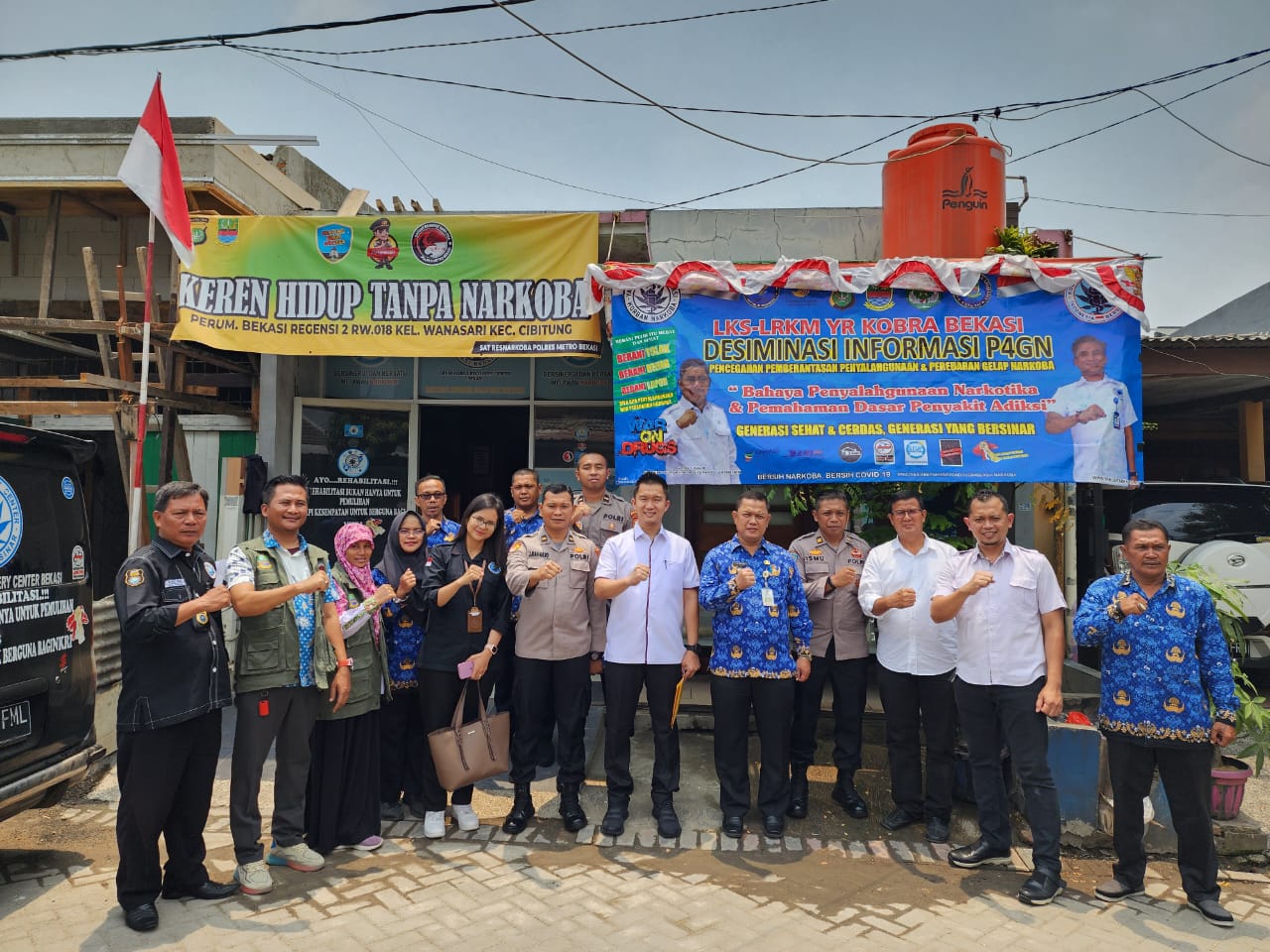 Kampung Bebas Narkoba Polres Metro Bekasi Di Nilai Oleh Polda Metro Jaya