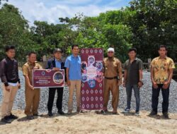 PT. Sampoerna Agro Tbk Support Batu Koral Untuk Perbaikan Jalan Di Kecamatan Cengal