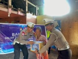 Sambut HUT Lalu Lintas Ke 68,Sat Lantas Polres Jeneponto Hadir di Tengah-tengah Masyarakat.