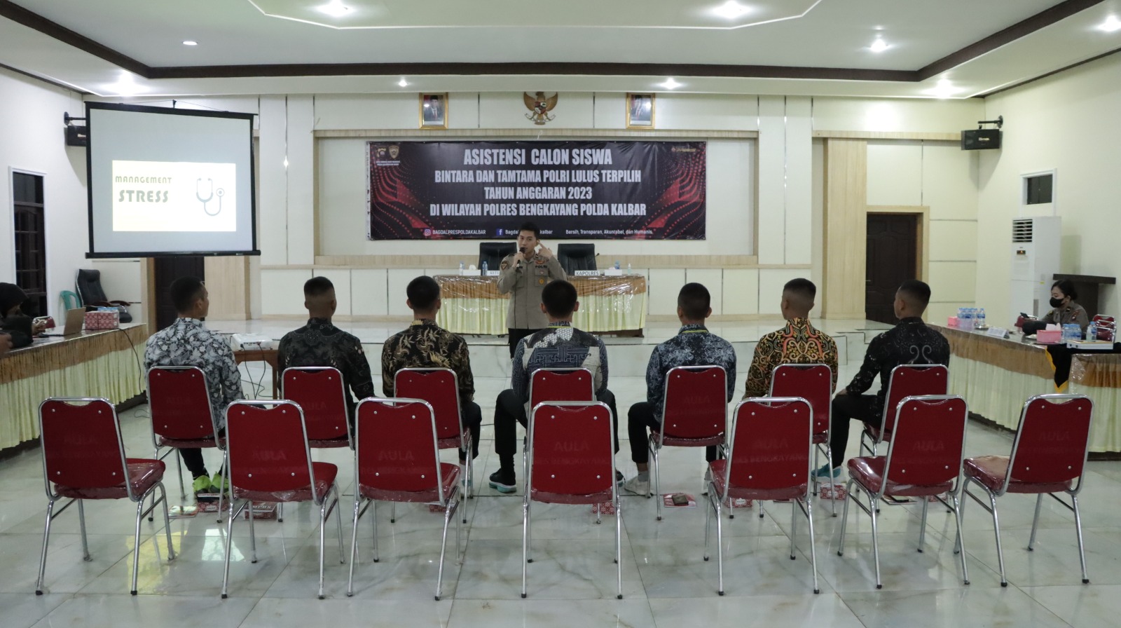 Polres Bengkayang Terima Asistensi dan Sosialisasi Dari Biro SDM Polda Kalbar