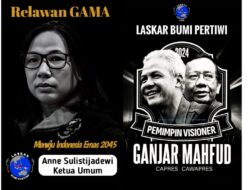 Anne Sulistijadewi ketum Laskar Bumi Pertiwi – LBP, Fokus menangkan pasangan Ganjar – Mahfud