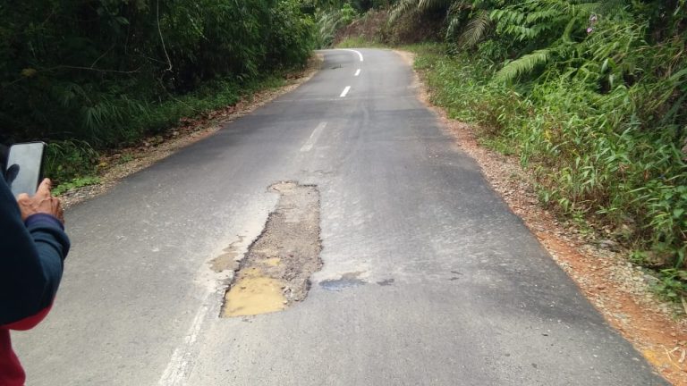 Jalan Samalantan – Monterado Rusak,Ini Kata Kabid BM DPUPR Bengkayang