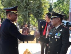 Kapolres Jeneponto Hadiri Upacara Peringatan HUT TNI Ke-78 Tahun 2023.