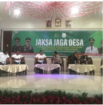 SOSIALISASI PROGRAM JAKSA GARDA DESA (JAGA DESA