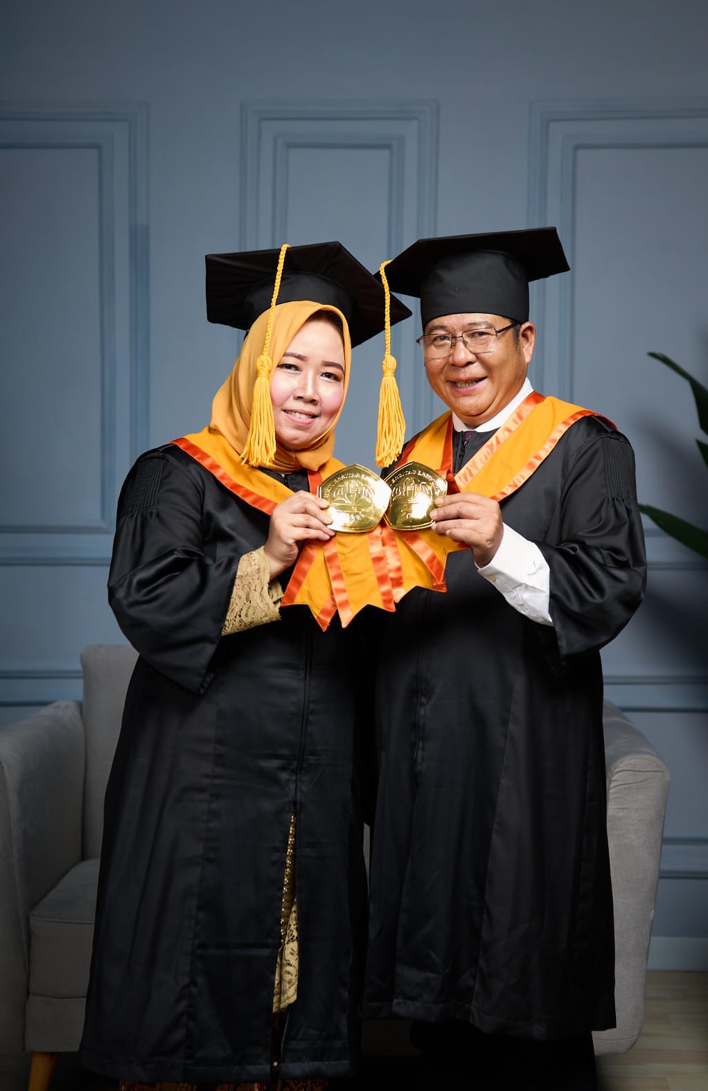 Prof. Dr. Noverman Duadji,M.Si dan Prof. Dr. Novita Tresiana,M.Si Pasangan Suami Istri Pengurus DPD GRANAT Provinsi Lampung akan dikukuh sebagai Guru Besar Di UNILA