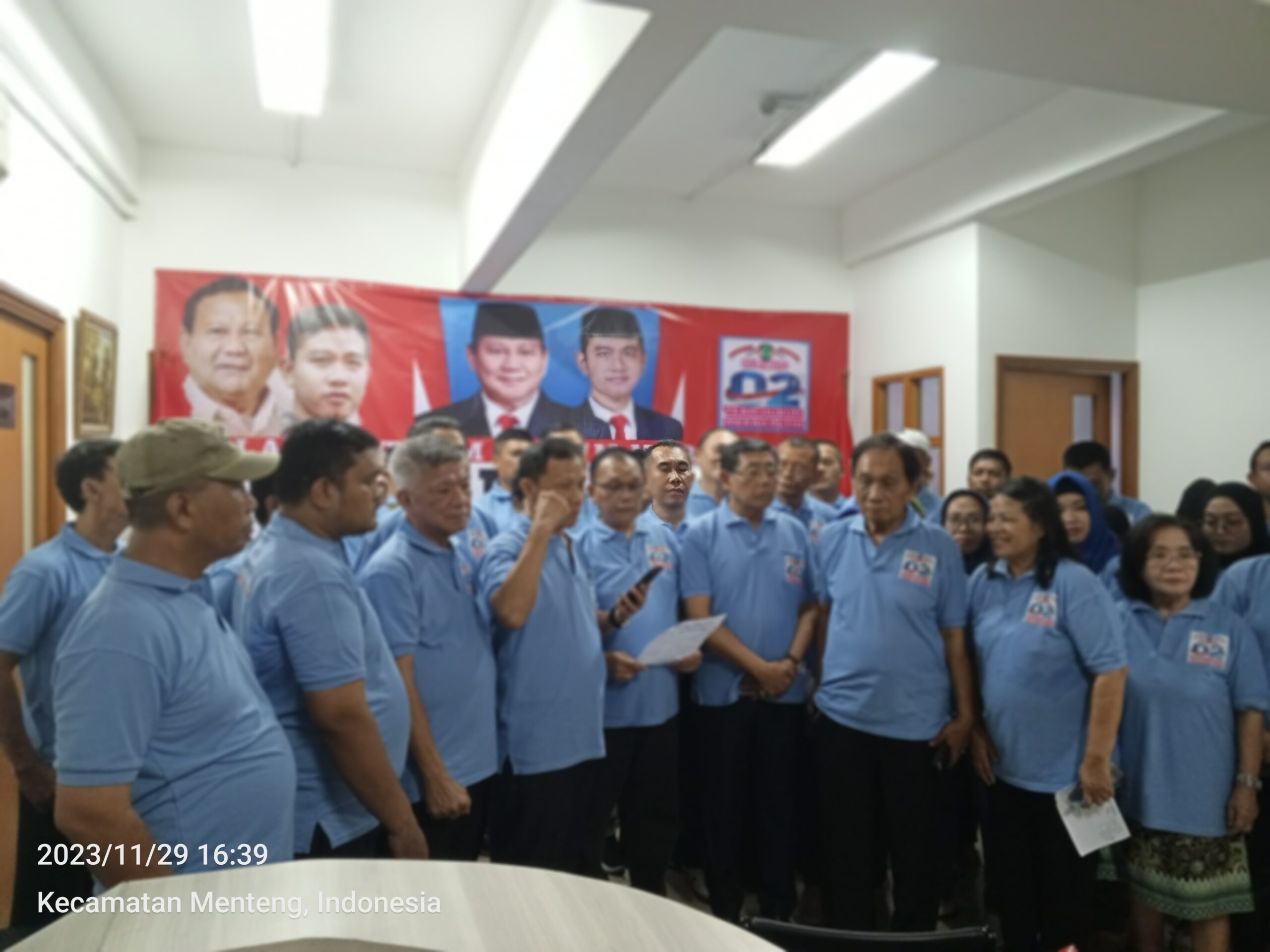 Team Hukum Merah Putih (THMP) Deklarasi Dukungan Prabowo – Gibran