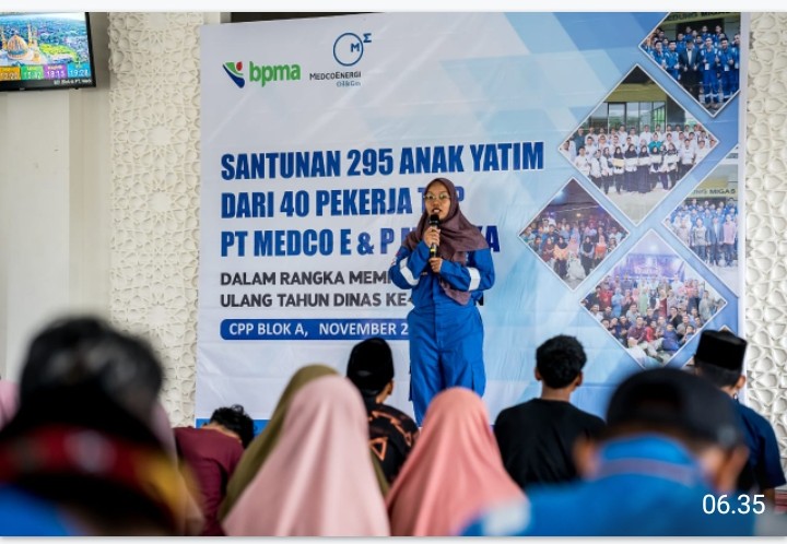 PEKERJA MEDCO E&P MALAKA BERIKAN PAKET SANTUNAN BAGI 295 ANAK YATIM