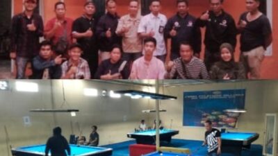 Perwakilan organisasi IWO Indonesia Kabupaten OKI, Masuk 16 Besar Dalam Kejuaraan Biliard Bupati Cup