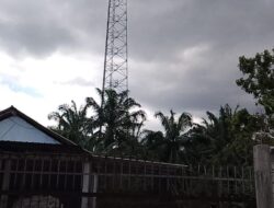 Di duga belum kantongi ijin Tower BTS Indosat telah berdiri dan beroperasi 