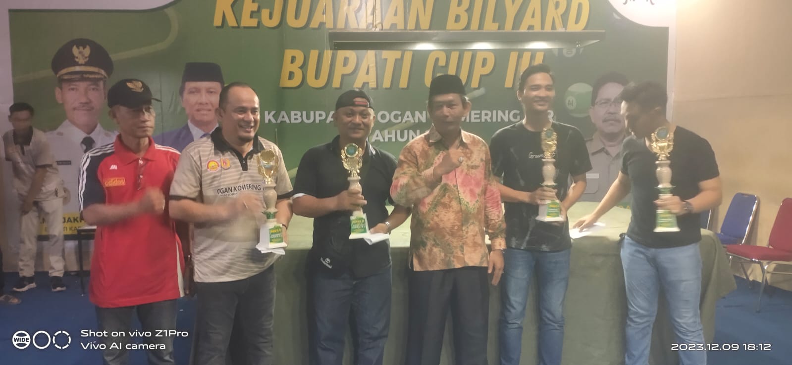 Anggota Iwo Indonesia Kabupaten OKI, Meraih Juara III Dalam Kejuaraan Biliard Bupati Cup 2023