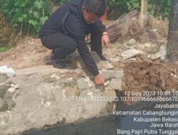 Korupsi Berjamaah,Kegiatan Drainase Di Kampung Galian Utan Soga Menggunakan Batu Lama Ketua Korwil III AWIBB Bekasi Raya Angkat Bicara