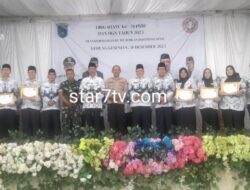 Transformasi Guru Mewujudkan Indonesia Maju” HUT PGRI Ke-78 SMPN 1 Kayuagung Meraih Penghargaan Kategori Kepala Sekolah Kreatif