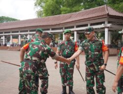 Danrem 064/MY Pimpin Apel Gelar Pasukan Pengamanan Kunker Presiden RI Di Banten