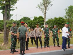 Korem 064/MY Sukses Amankan Kunker Presiden Jokowi