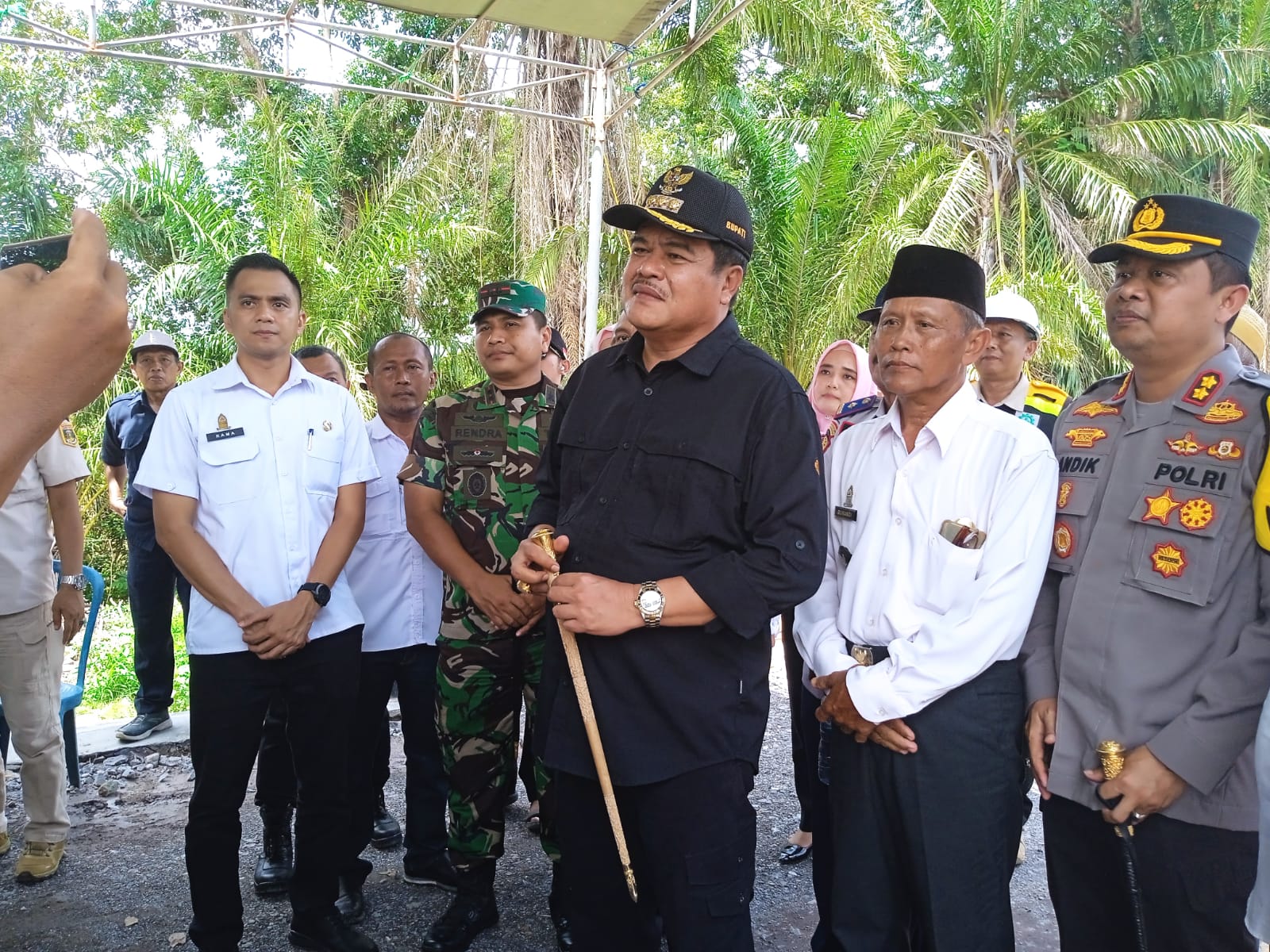 Bupati Lampung Tengah Meresmikan Jembatan Candi rejo Muji Rahayu Disambut Masyarakat Dengan Memberi Nama Jembatan Musa Ahmad Liputan| 10 Januari 2024