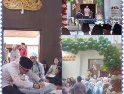 Dr. KH. Bukhori Muslim, Lc, MA. Dari Bandar Lampung isi Tausiyah Acara Aqiqoh Raden Asalan Arrayan Aditama cucu pertama Bupati Way Kanan