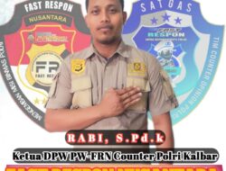 Apresiasi Ketua DPW PW FRN Counter Polri Kalbar Atas Bantuan Awak Media Dalam Pemberitaan Situasi Kondusif Jelang Pemilu 2024