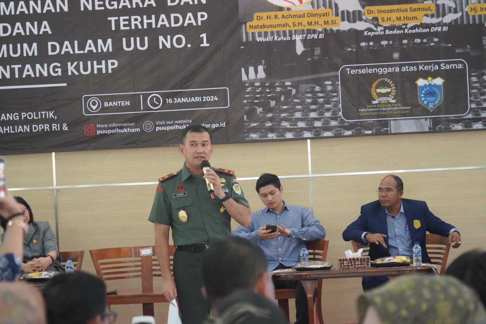 Darem 064/MY Jadi Narasumber Focus Group Discussing (FGD) Di Kabupaten Pandeglang