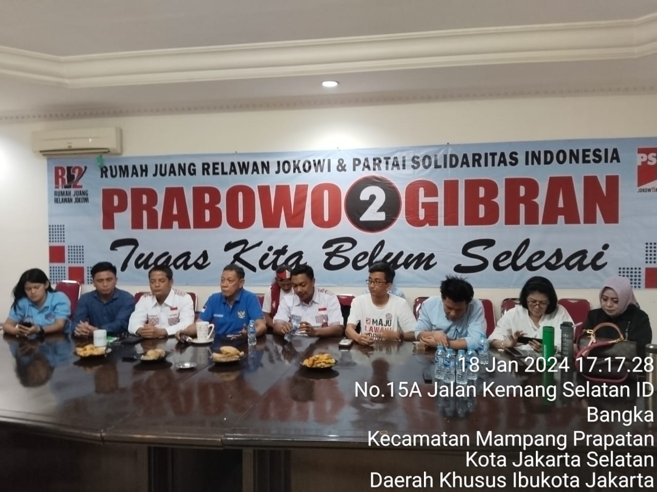 AWIBB Ngopi Bareng Bersama Ketum Barisan Relawan Jokowi Presiden (Bara- JP)