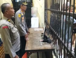 Kontrol Ruang Tahanan, Ini Beberapa Penekanan Wakapolres Takalar