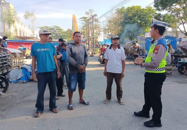 Sosialisasi Tertib Berlalu Lintas Secara Masif Terus Digencarkan Oleh Satlantas Polres Takalar