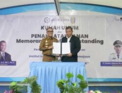 Bupati Way Kanan Hadiri Acara Penandatanganan MOU Dan Kerja Sama PRPL di Aula Rektorat IIB Kampus Darmajaya